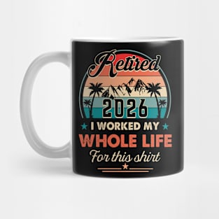 Retired 2026 Retirement Gift For Men Women Mug